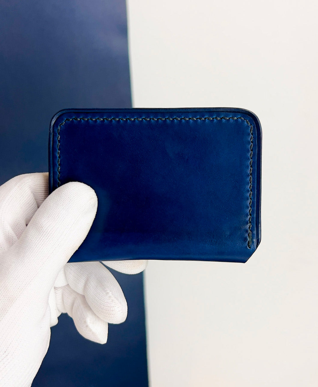 Card Holder Wallet | Blue & Black